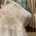 Vestido Tule Pérolas