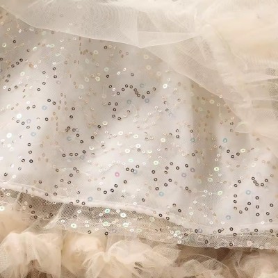 Vestido Tule Pérolas