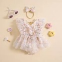 Body infantil bordado floral